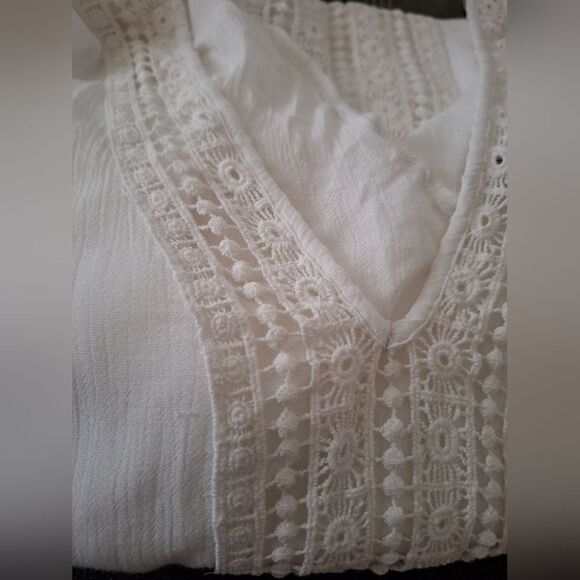 Swim cover L white, gauzy - Picture 9 of 9